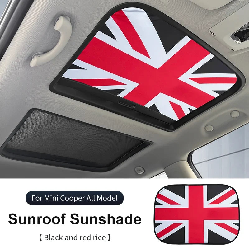 Mini Cooper Sunroof Sunshade Cover | UV Protection Heat Shield Foldable