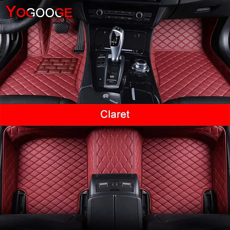 YOGOOGE Custom Car Floor Mats For VW GOLF IV V 1997-2008 4th 5th Auto Carpets Foot Coche Accessorie MyPetiteCar.com