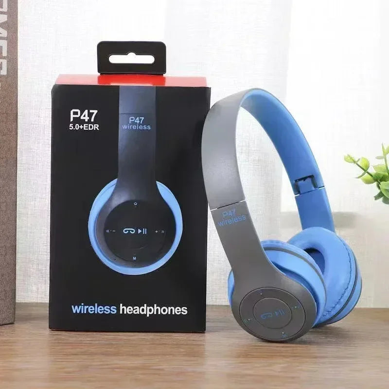 Multifunctional Portable Foldable Headmounted Wireless Bluetooth 5.0 Headset For Bluetooth connection TF Card Wired Connection
