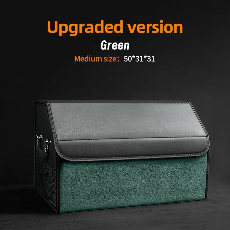 Car Trunk Organizer | Large Capacity Suede Foldable Storage Box MyPetiteCar.com