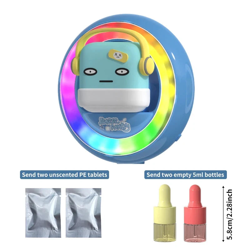 RGB Voice-Controlled Car Air Vent Rhythm Light | Aromatherapy Diffuser