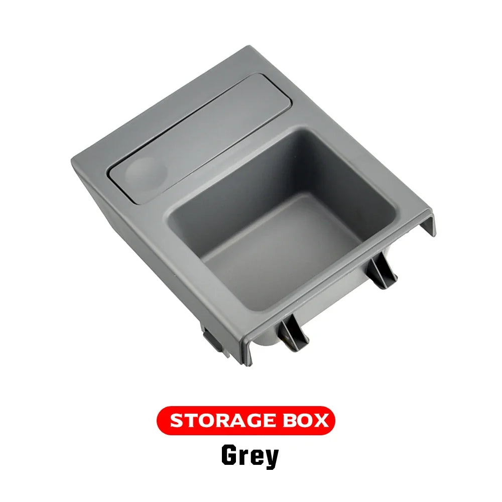 Double Hole Car Center Console Storage Box with Cup Holder | For BMW E46 1999-2006 MyPetiteCar.com