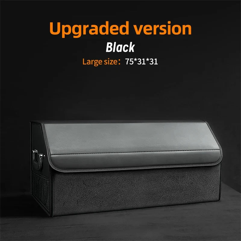 Car Trunk Organizer | Large Capacity Suede Foldable Storage Box MyPetiteCar.com