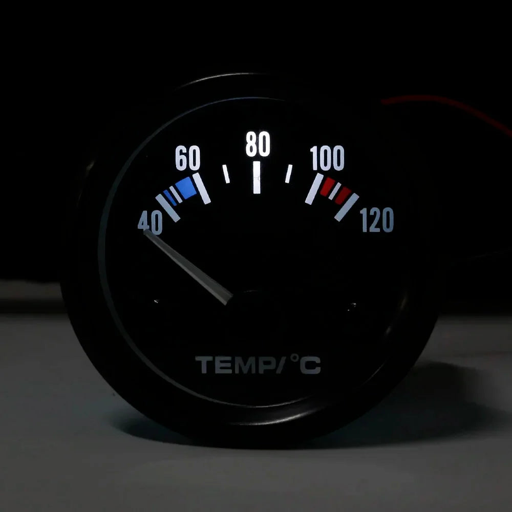 2" 52mm Car Pointer Water Temperature Gauge 40-120 Celsius | Water Temp Gauge Car Meter