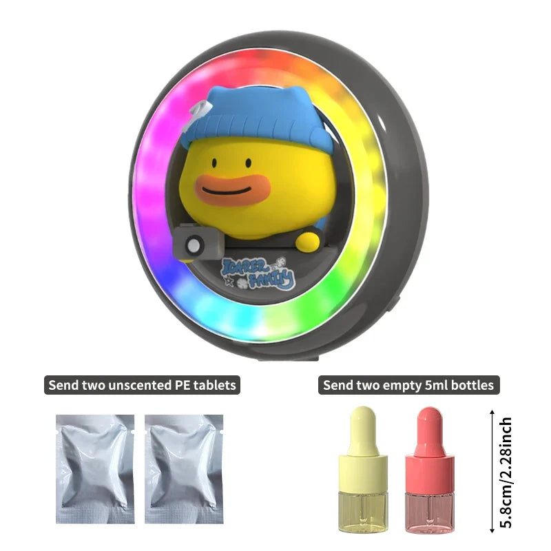 RGB Voice-Controlled Car Air Vent Rhythm Light | Aromatherapy Diffuser