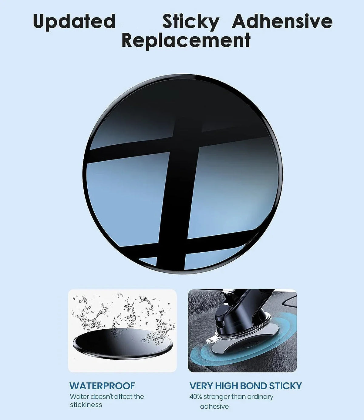 Dashboard Mount Pad for Car GPS and Phone Holder | Universal Suction Cup Base MyPetiteCar.com