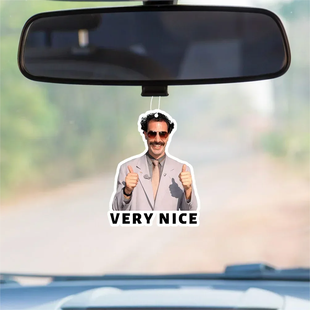 Car Air Freshener Paper Diffuser | Jasmine Scented Car Mirror Hanging Perfume MyPetiteCar.com