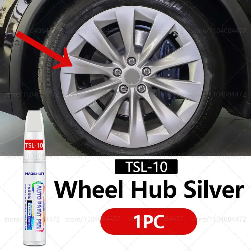Tesla Wheel Scratch Repair Pen | Matte Black Dark Gun Gray Silver Multiple Colors Paint Pen MyPetiteCar.com