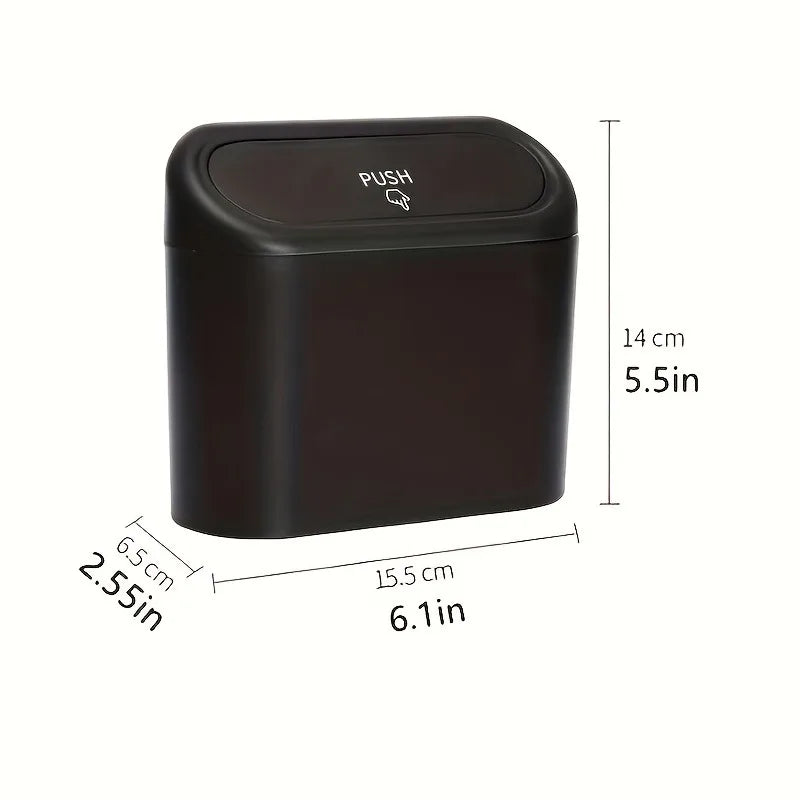 1 Piece Car Mini Trash Can Car Storage Box - Sorting Box Car Essential Accessories Christmas Gift MyPetiteCar.com