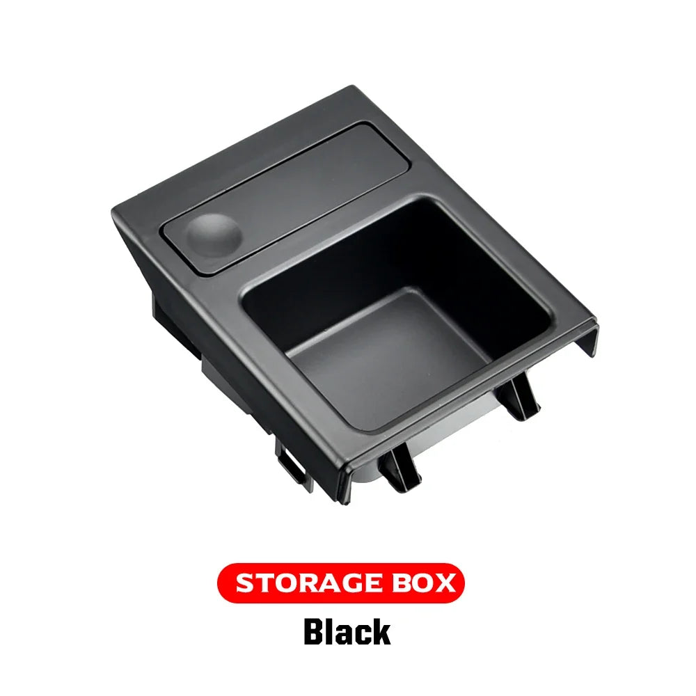 Double Hole Car Center Console Storage Box with Cup Holder | For BMW E46 1999-2006 MyPetiteCar.com