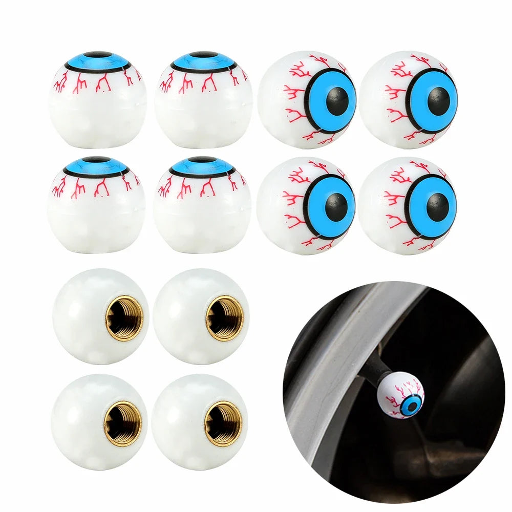 4Pcs Universal Cross Tire Valve Caps | Car Truck SUV Motorcycle Dust Cover MyPetiteCar.com