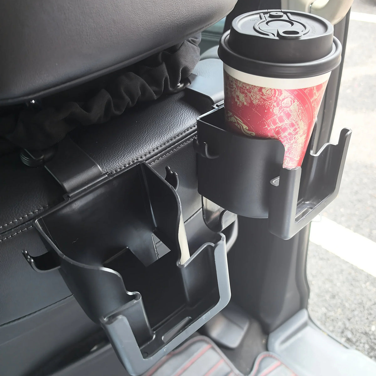 2pcs Car Seat Back Storage Rack with Cup Holder | Multi-Functional Organizer for Most Vehicles MyPetiteCar.com