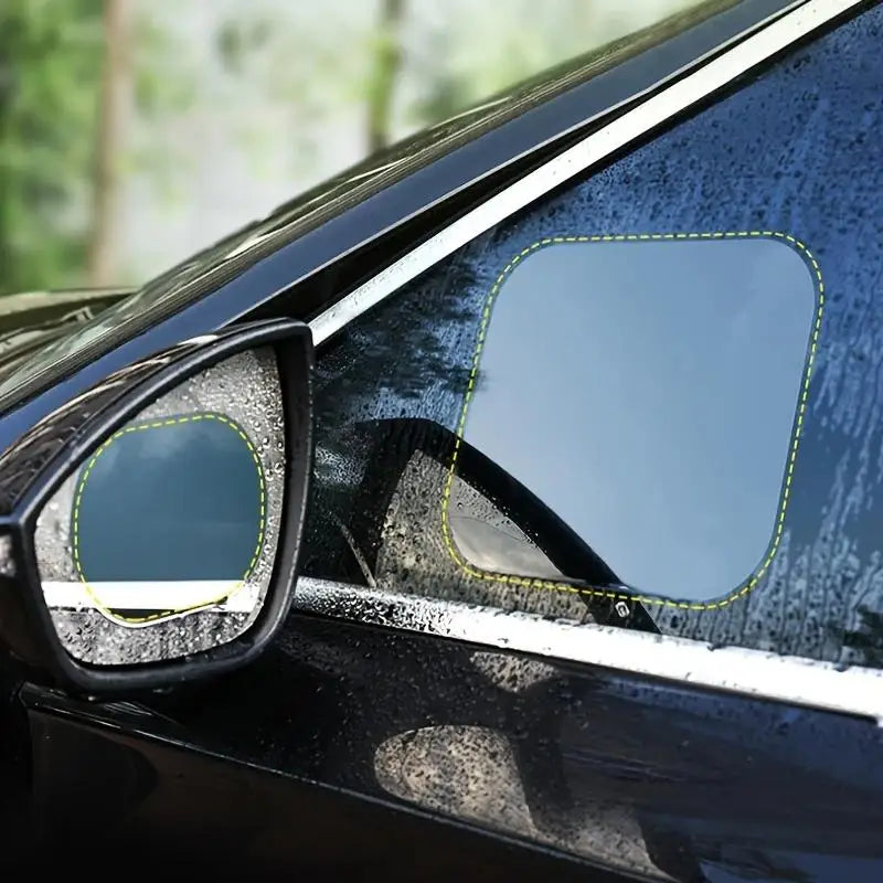 4pcs/set Car Rearview Mirror Rainproof Film | Side Windows Rainproof Tape MyPetiteCar.com