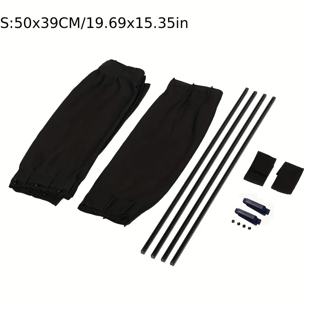 Car Window Shades 2pcs Universal Foldable Sun Visor UV Protection MyPetiteCar.com