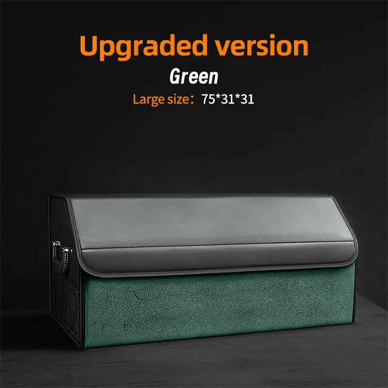 Car Trunk Organizer | Large Capacity Suede Foldable Storage Box MyPetiteCar.com