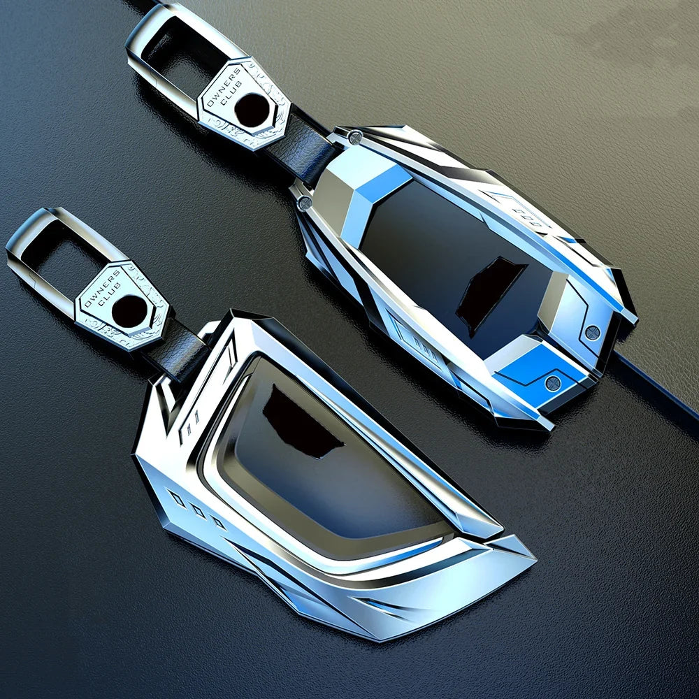 Car Key Shell Case Cover for Cadillac ATS CT6 CTS DTS XT5 Escalade ESV SRX STS XTS ELR 2014 - 2018 Remote Key Holder Keychain MyPetiteCar.com