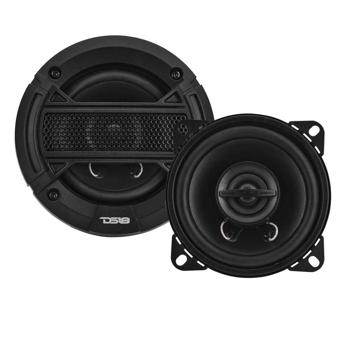 SELECT 4” 2-Way Coaxial Speaker with Grille | 40W RMS 4-Ohm DS18