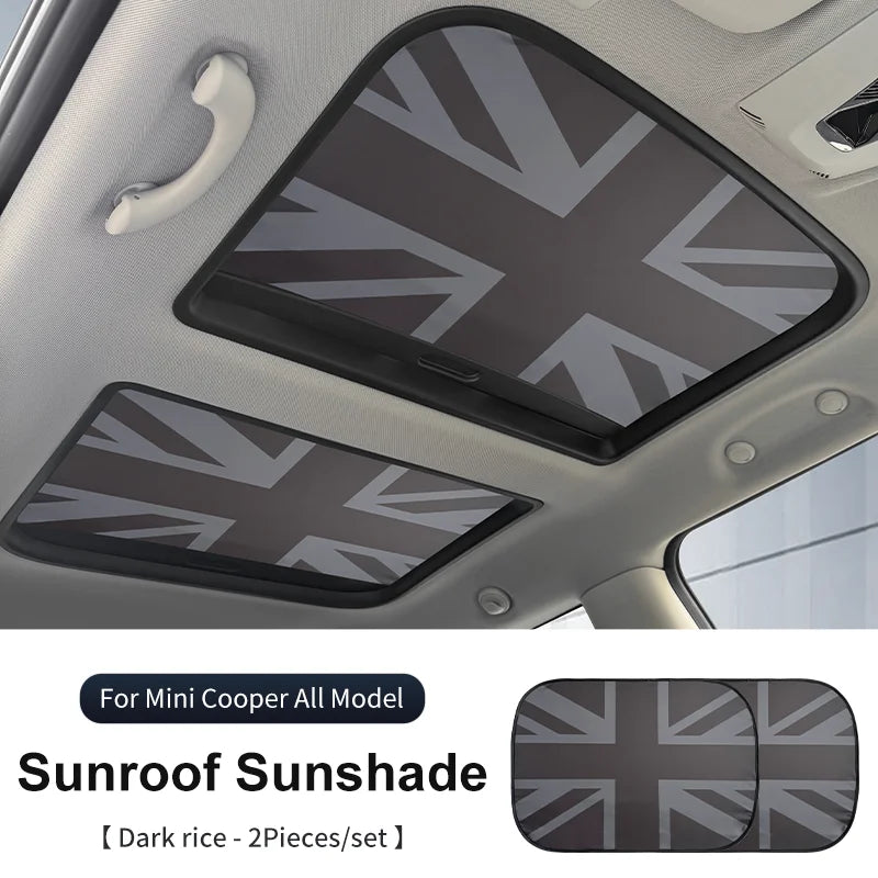 Mini Cooper Sunroof Sunshade Cover | UV Protection Heat Shield Foldable