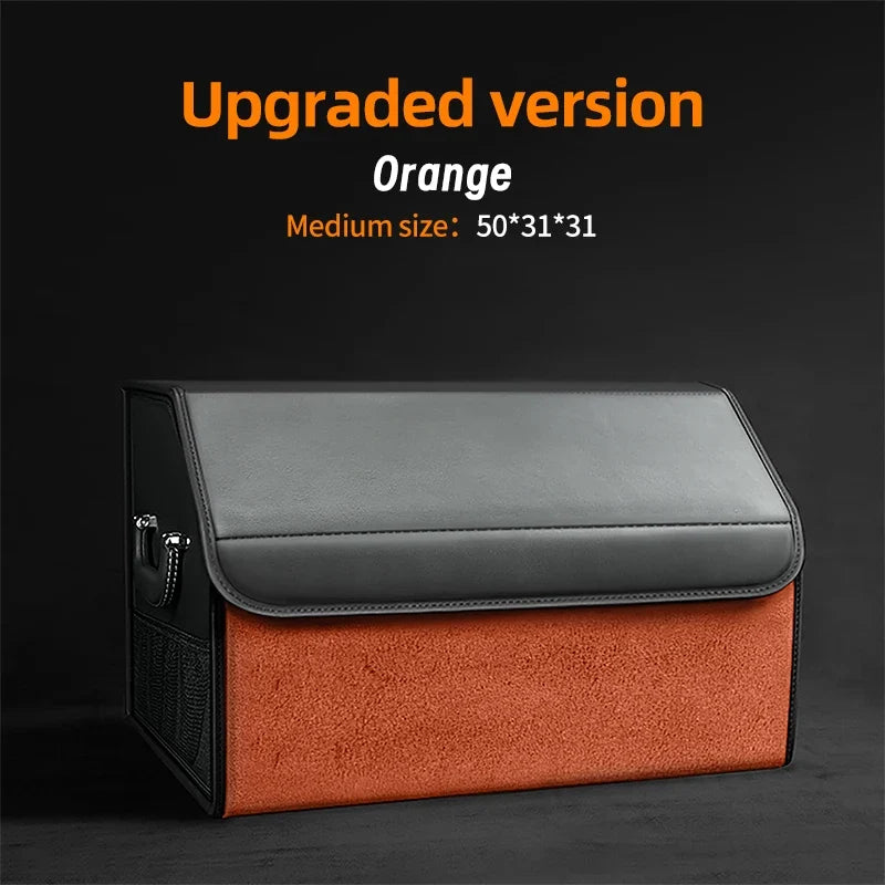 Car Trunk Organizer | Large Capacity Suede Foldable Storage Box MyPetiteCar.com