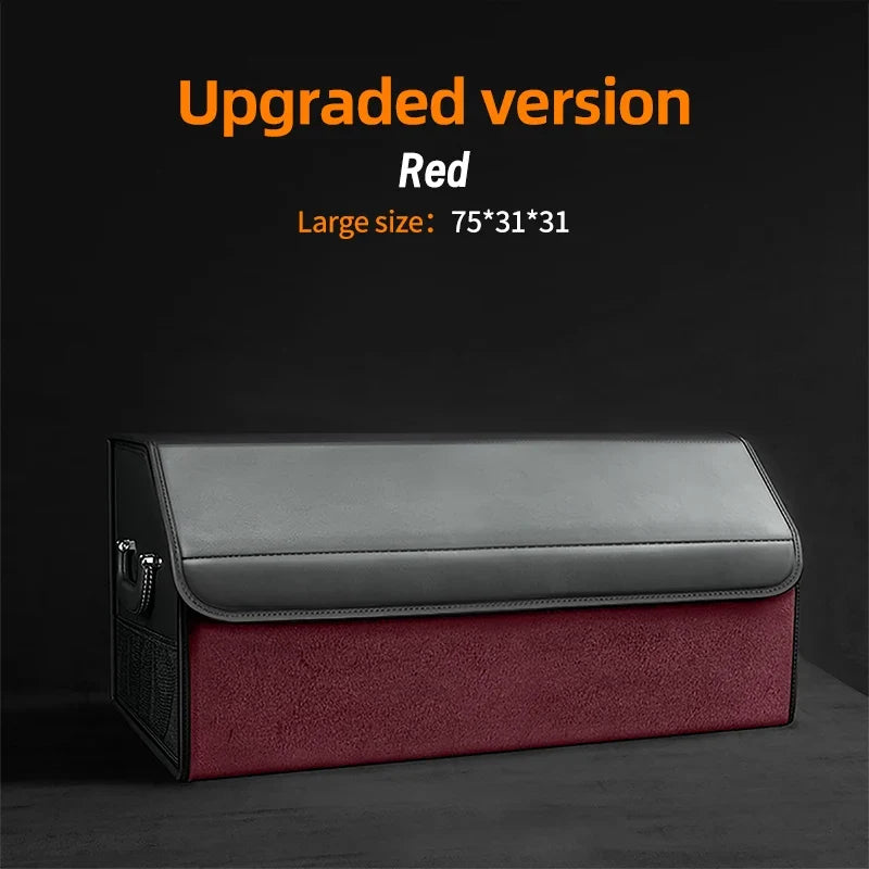 Car Trunk Organizer | Large Capacity Suede Foldable Storage Box MyPetiteCar.com