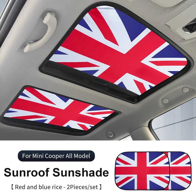 Mini Cooper Sunroof Sunshade Cover | UV Protection Heat Shield Foldable