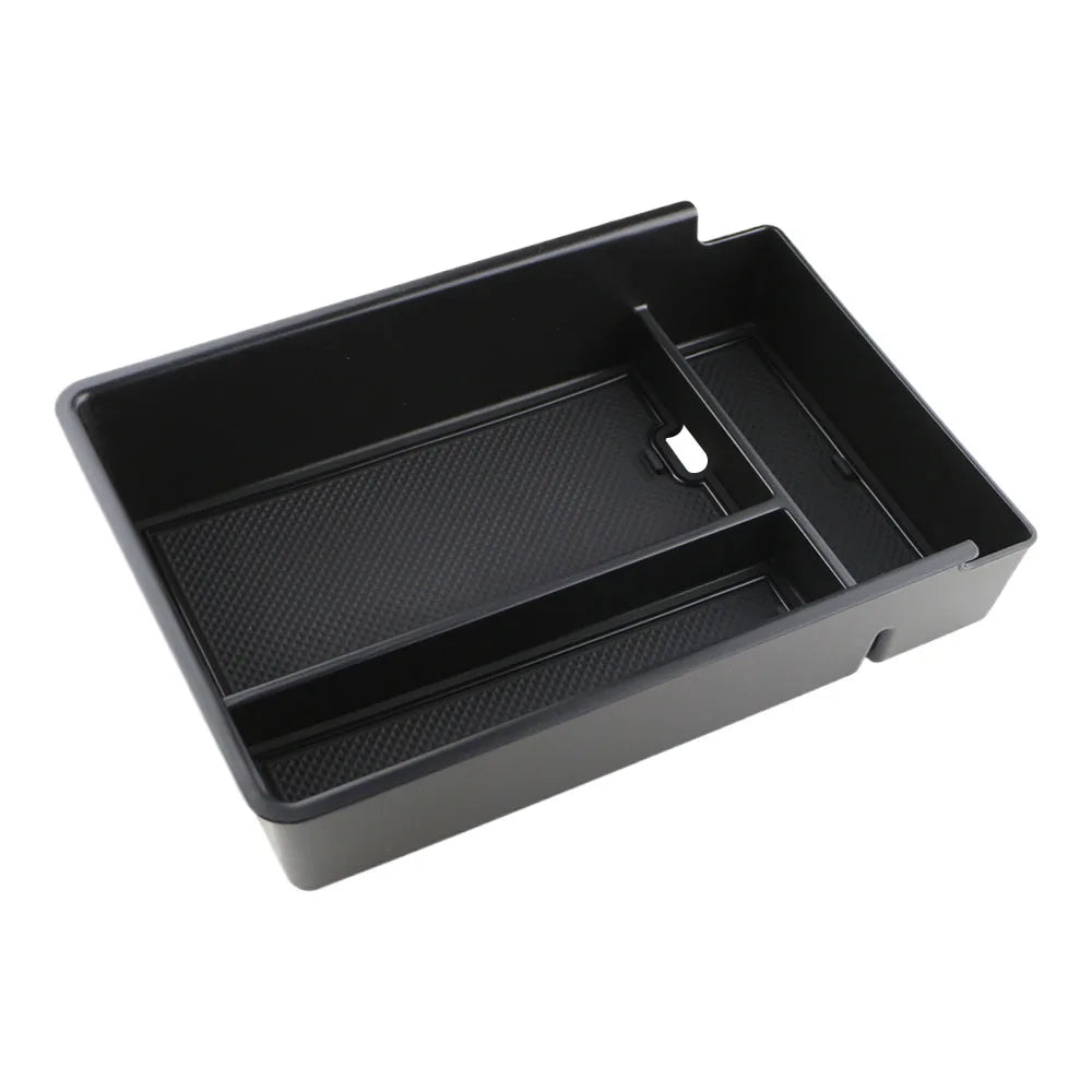 Xpeng G6 Center Console Armrest Storage Box | Custom Fit ABS + Silicone Organizer Tray MyPetiteCar.com
