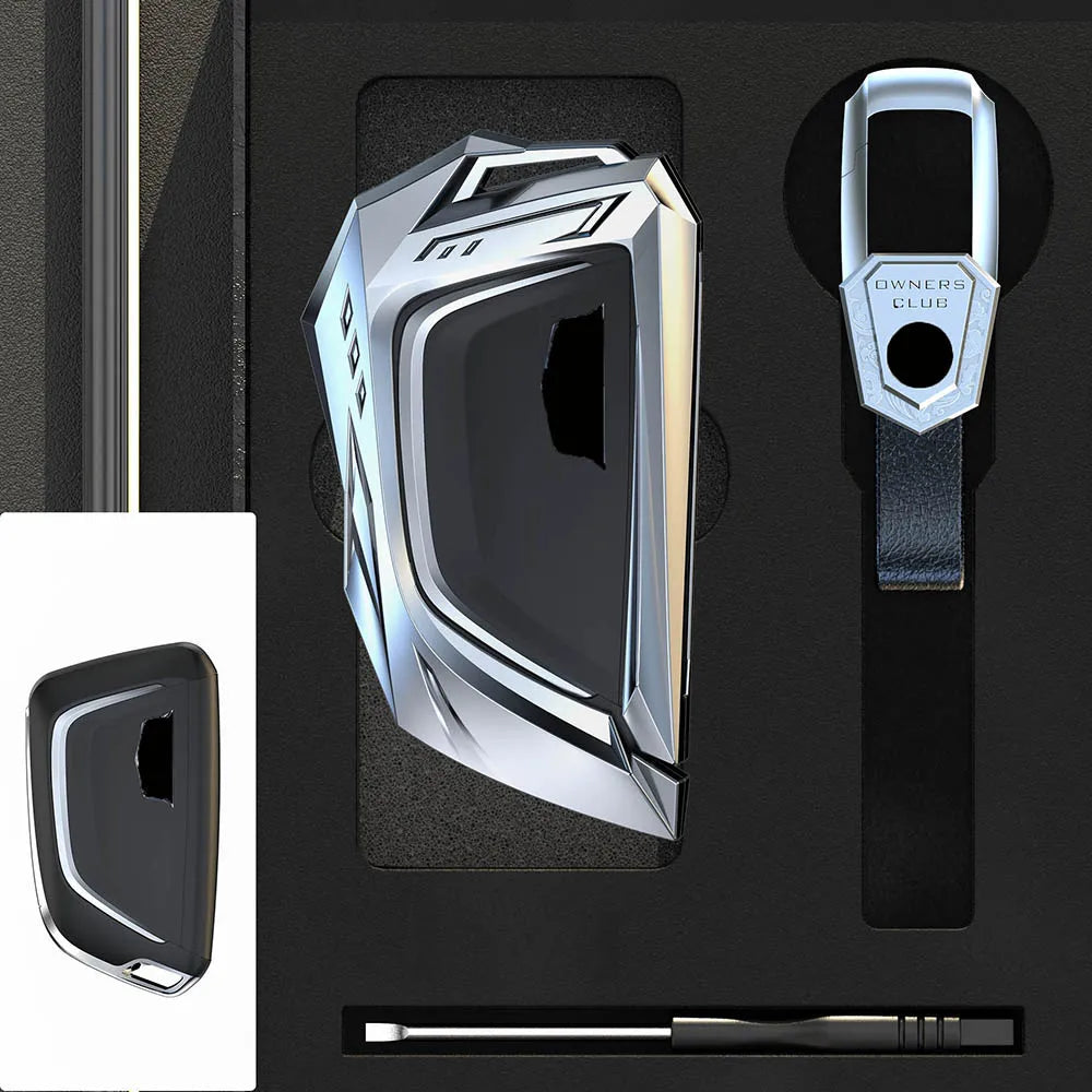 Car Key Shell Case Cover for Cadillac ATS CT6 CTS DTS XT5 Escalade ESV SRX STS XTS ELR 2014 - 2018 Remote Key Holder Keychain MyPetiteCar.com