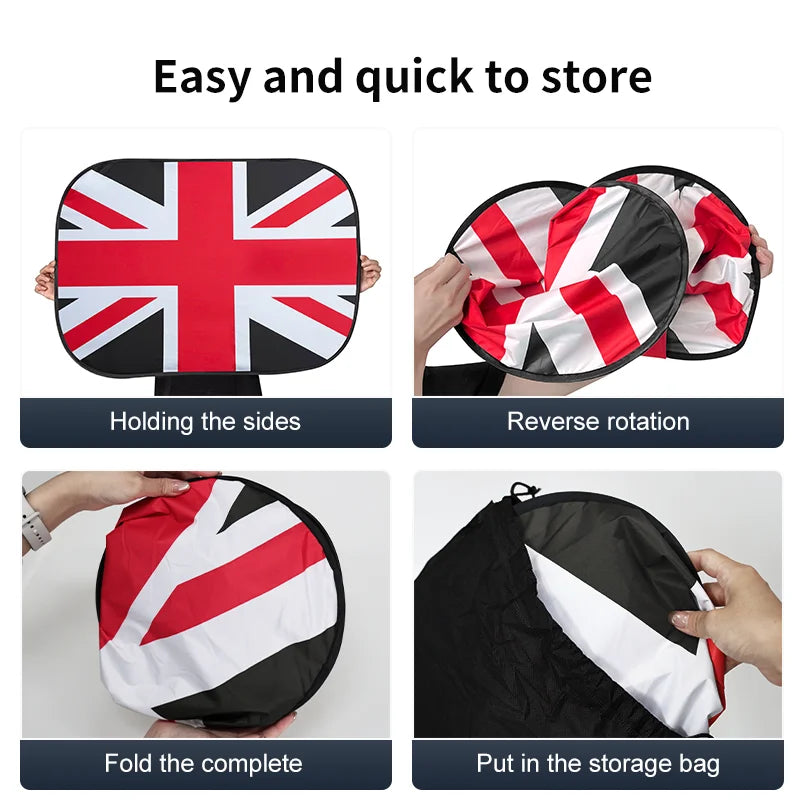 Mini Cooper Sunroof Sunshade Cover | UV Protection Heat Shield Foldable