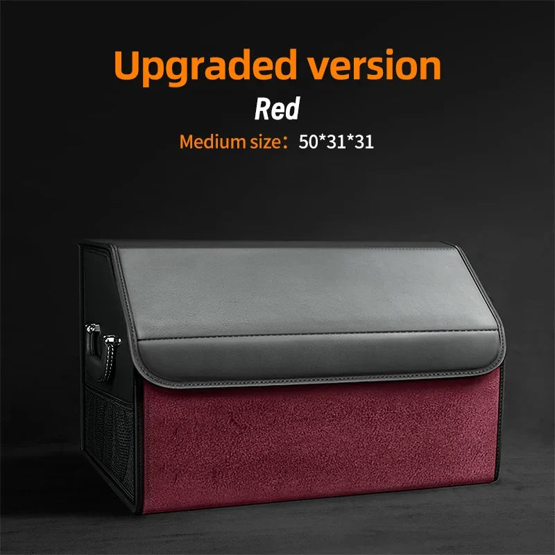 Car Trunk Organizer | Large Capacity Suede Foldable Storage Box MyPetiteCar.com