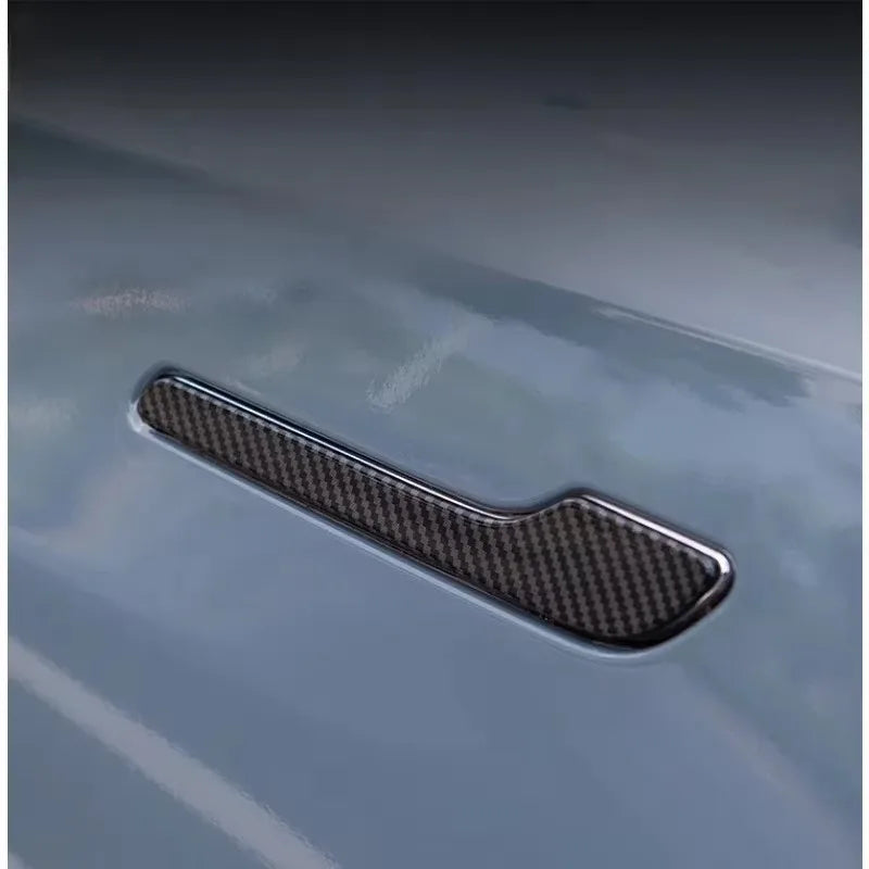 Car Door Handle Sticker For Tesla Model 3/Y/YL Highland Model Y Juniper Protector Wrap Paste ABS Modification Accessories 4PCS MyPetiteCar.com