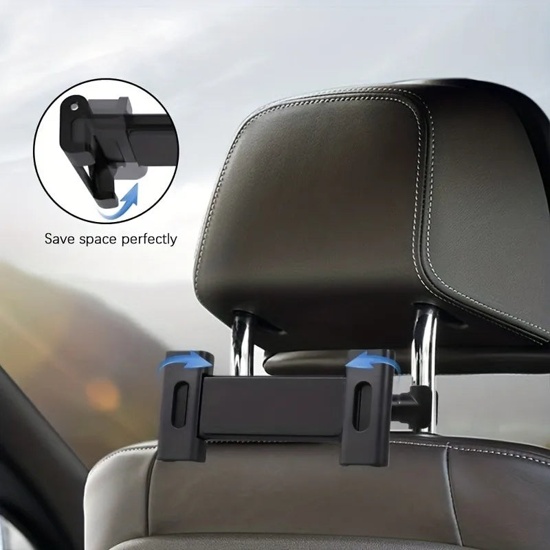 Car Tablet Headrest Mount | Adjustable Stand Cradle for 5" to 12.9" Devices MyPetiteCar.com