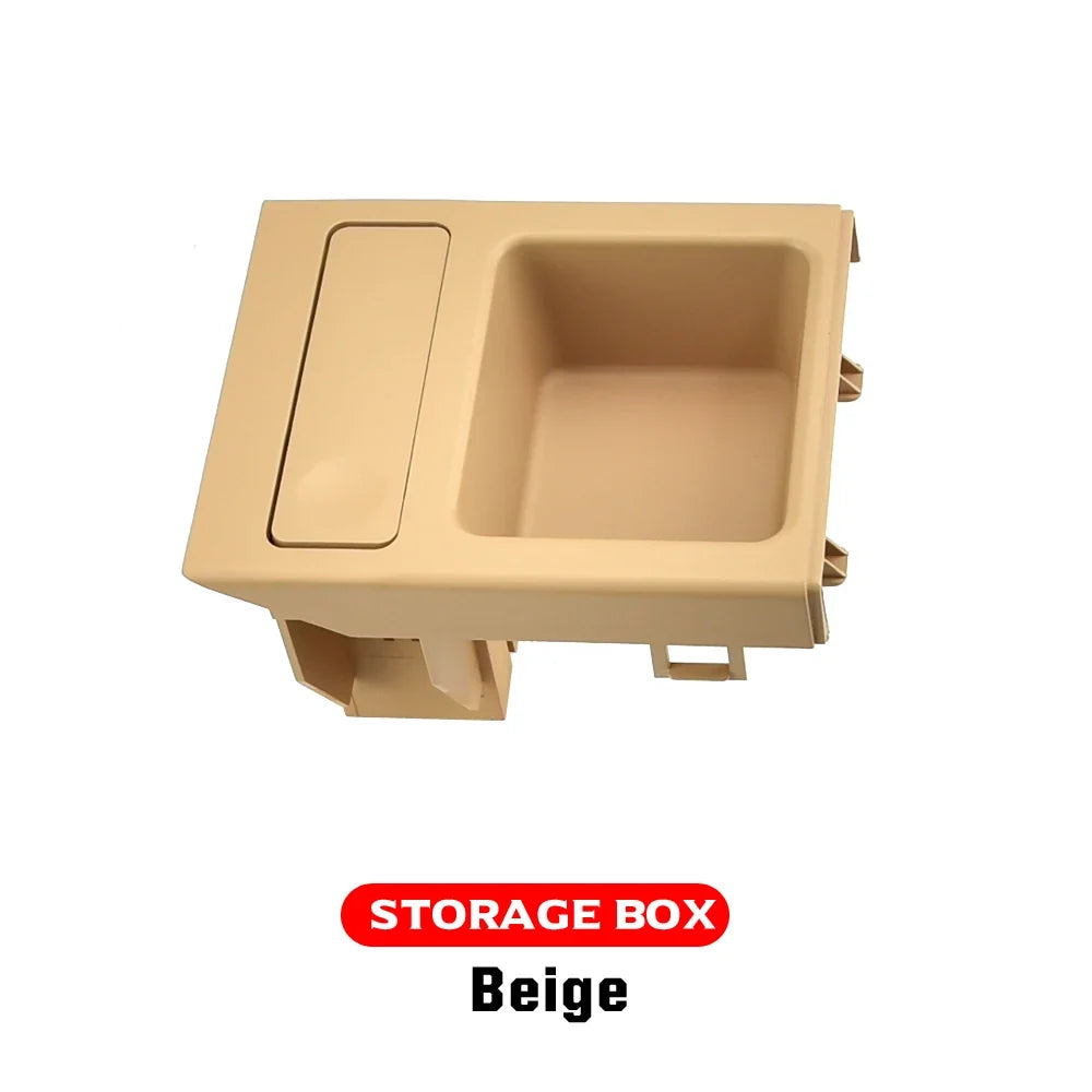 Double Hole Car Center Console Storage Box with Cup Holder | For BMW E46 1999-2006 MyPetiteCar.com
