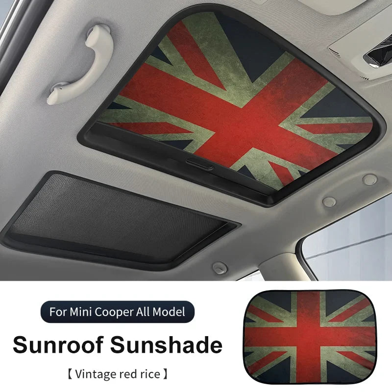 Mini Cooper Sunroof Sunshade Cover | UV Protection Heat Shield Foldable