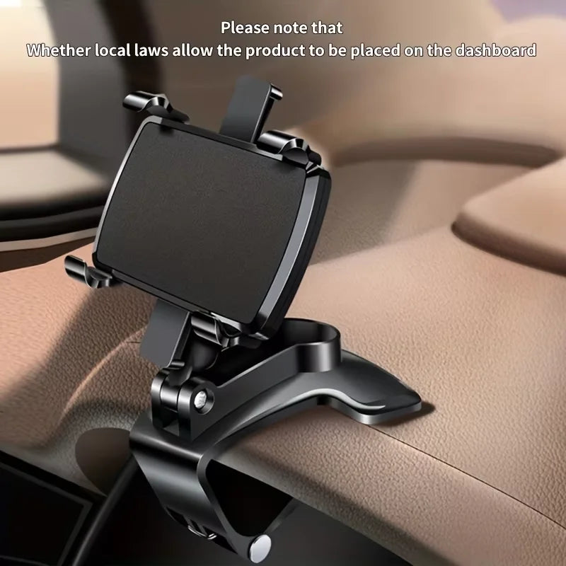 Universal Rotating Car Phone Mount Holder | 360° Adjustable Dashboard Bracket for 4-7" Smartphones MyPetiteCar.com