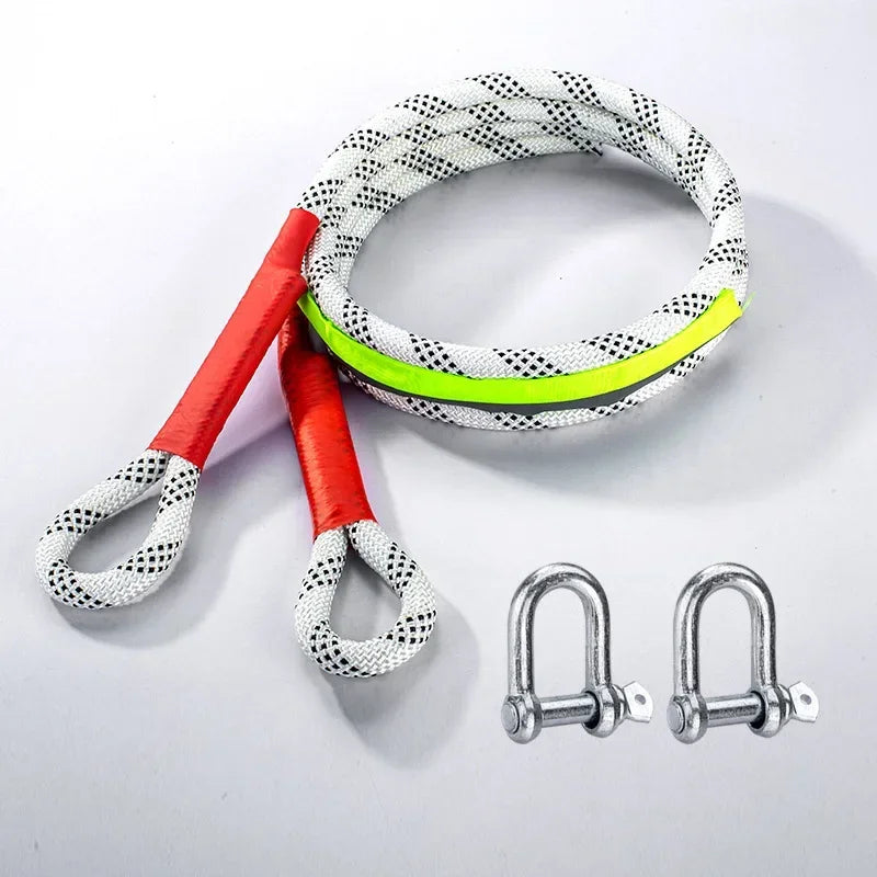 Multiple Sizes Car Outdoor Off-road Trailer Tow Rope | Emergency Rescue and Pulling Rope MyPetiteCar.com