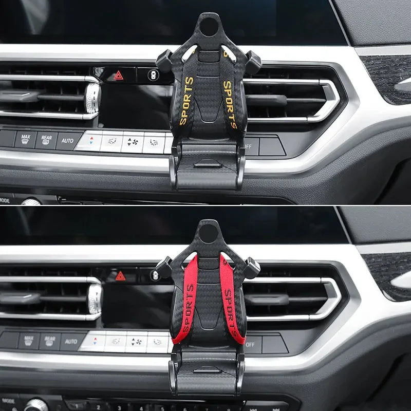 2025 Racing Seat Car Phone Holder | Suction Cup Smartphone Mount MyPetiteCar.com