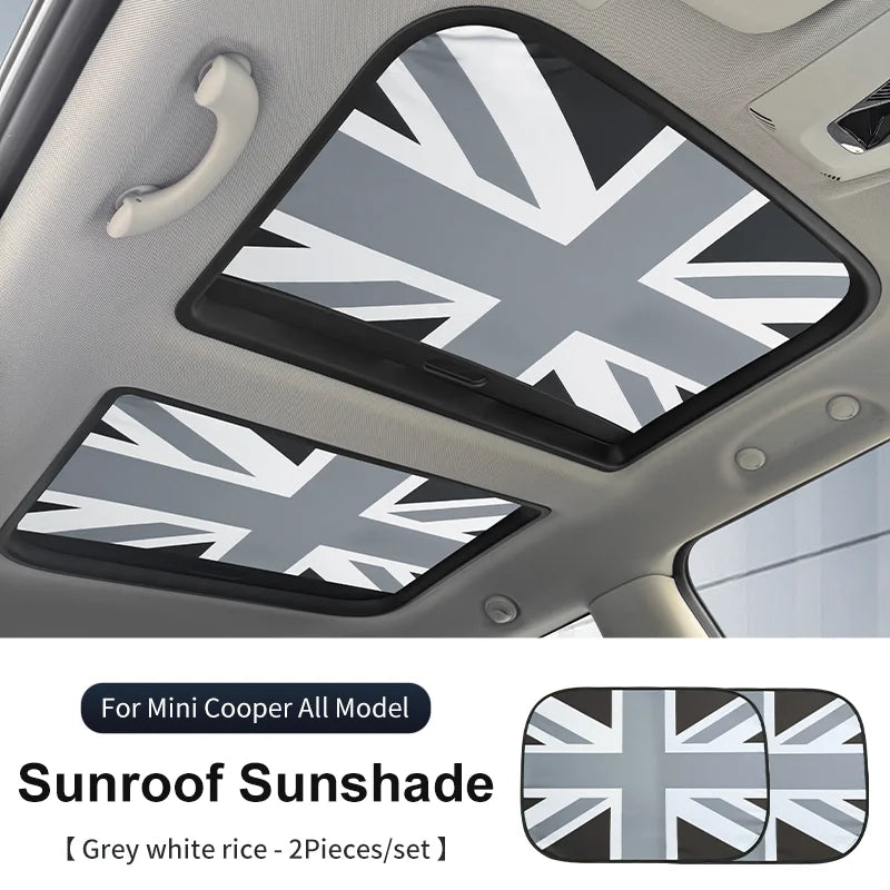 Mini Cooper Sunroof Sunshade Cover | UV Protection Heat Shield Foldable