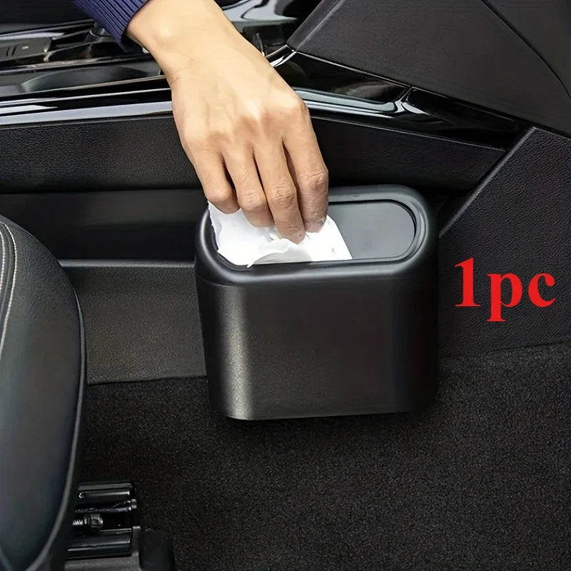 1 Piece Car Mini Trash Can Car Storage Box - Sorting Box Car Essential Accessories Christmas Gift MyPetiteCar.com