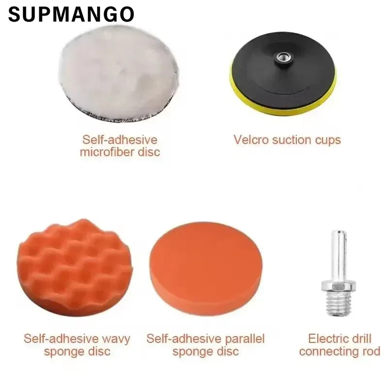3 Inch Car Polishing Kit | Foam Sponge Buffing Pads for Drill MyPetiteCar.com
