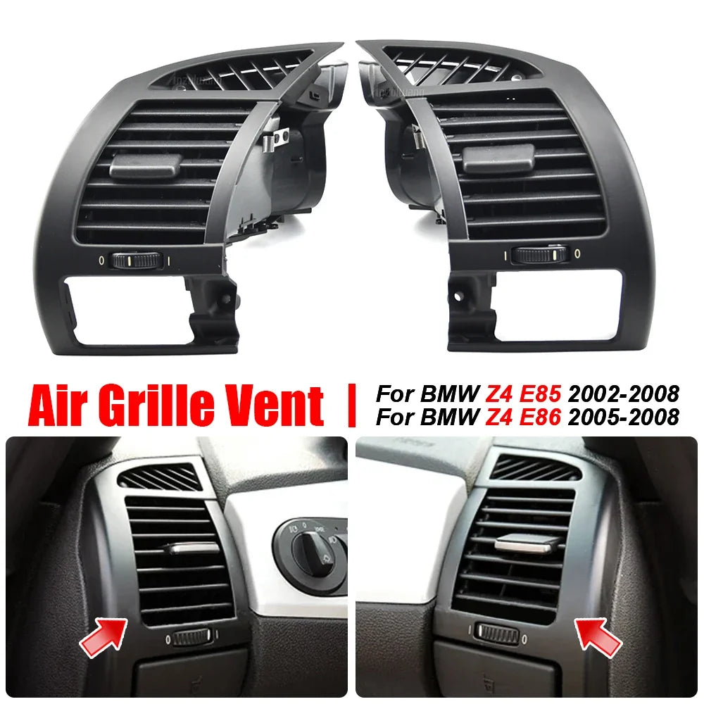 2PCS Front Dashboard Air Vent Side Cup Holder Drink Bracket for BMW Z4 E85 E86 2002-2008 | Dash Drink Holder MyPetiteCar.com