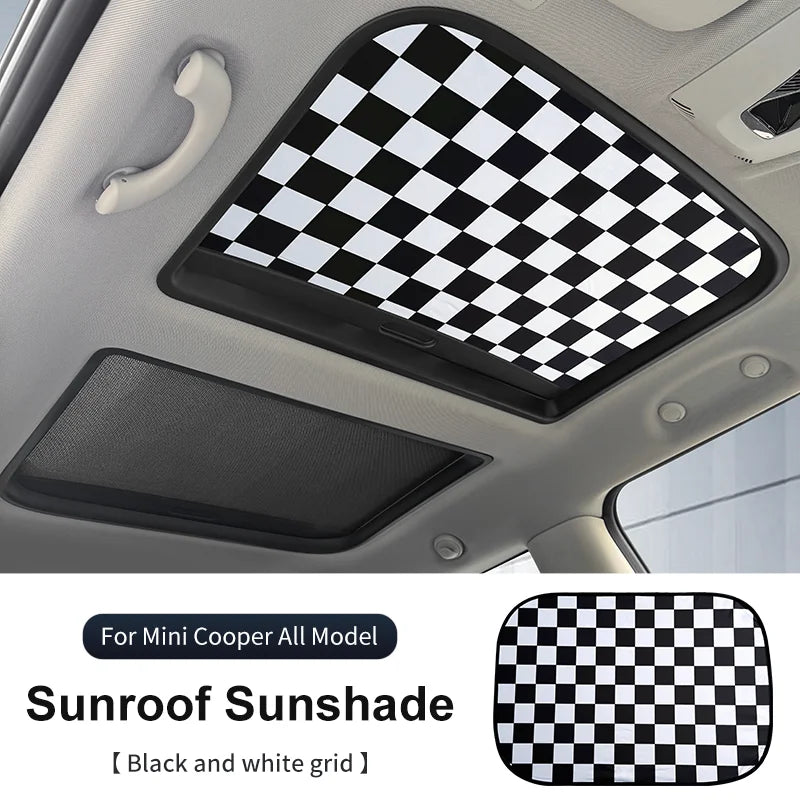 Mini Cooper Sunroof Sunshade Cover | UV Protection Heat Shield Foldable
