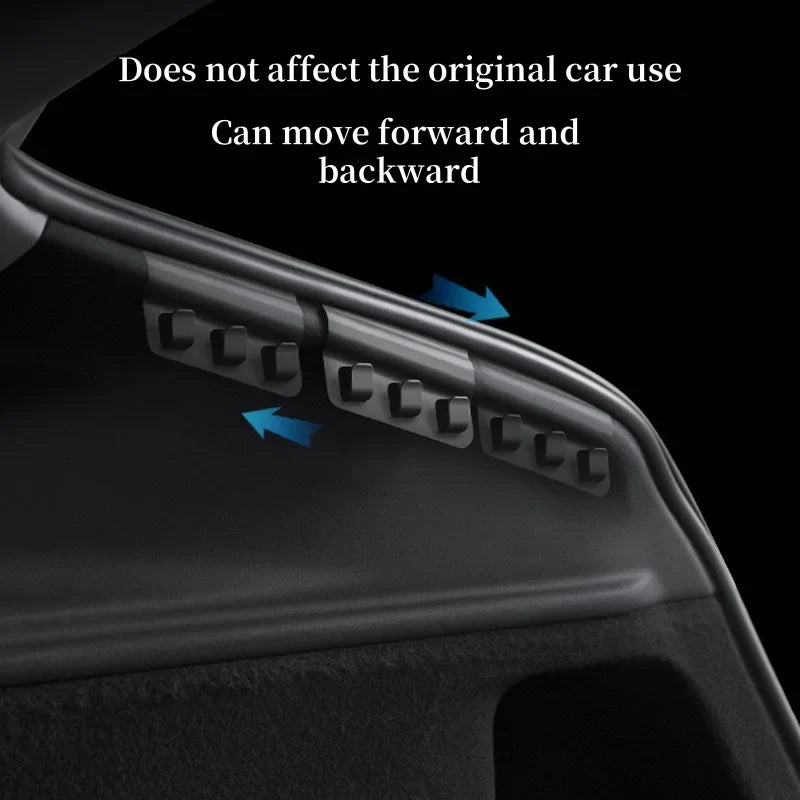 For Tesla Model Y Juniper 2025 Trunk Hook | ABS Grocery Bag Holder Storage Hooks MyPetiteCar.com