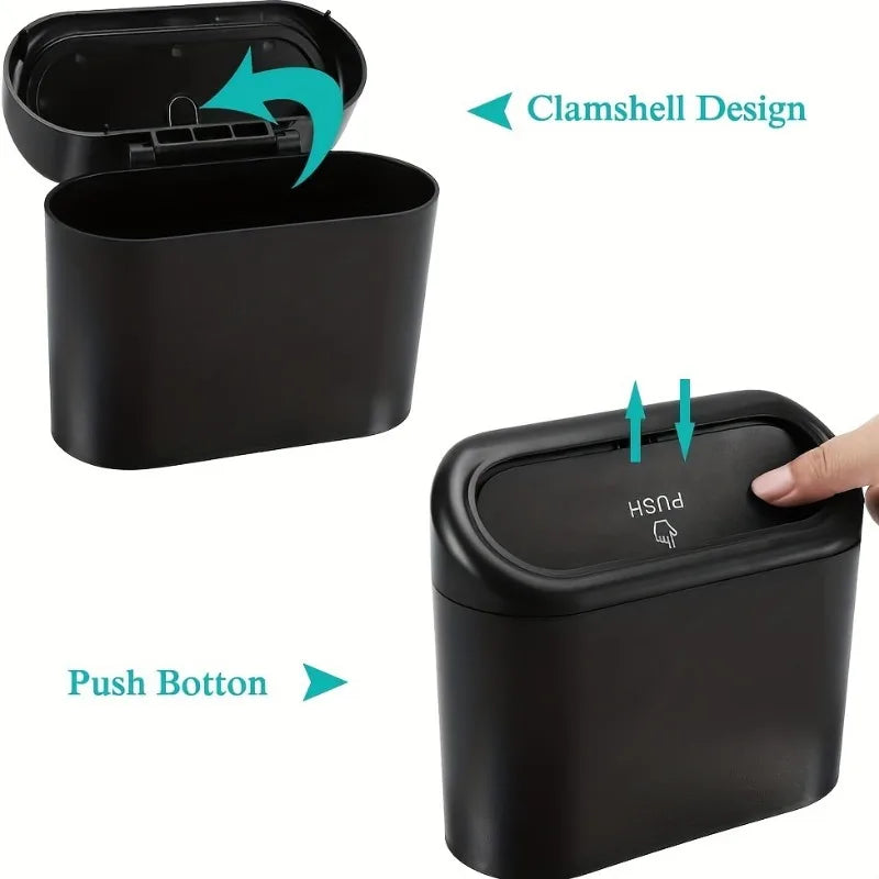 1 Piece Car Mini Trash Can Car Storage Box - Sorting Box Car Essential Accessories Christmas Gift MyPetiteCar.com