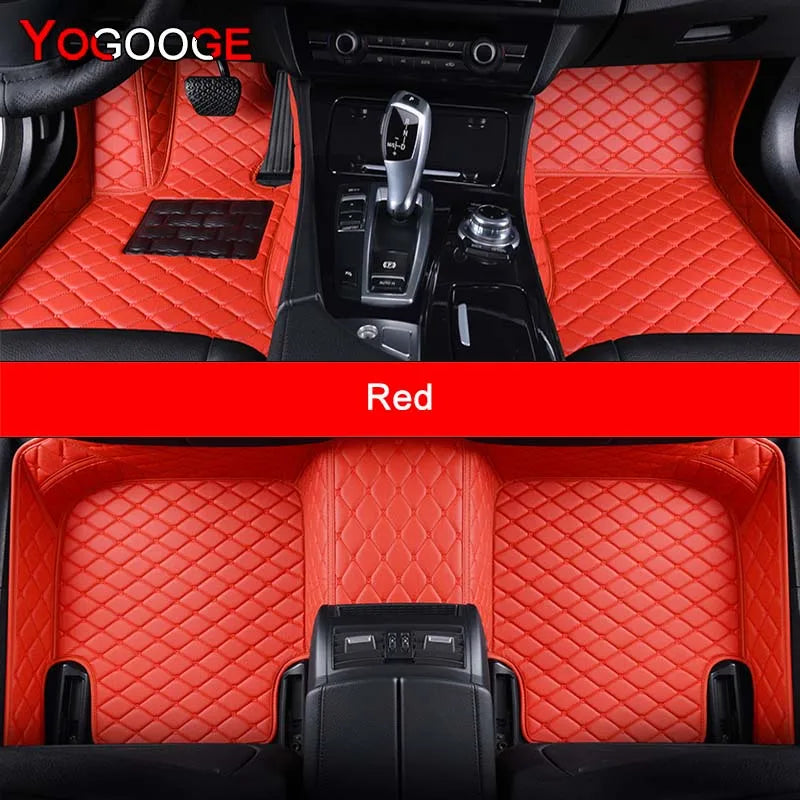 YOGOOGE Custom Car Floor Mats For VW GOLF IV V 1997-2008 4th 5th Auto Carpets Foot Coche Accessorie MyPetiteCar.com