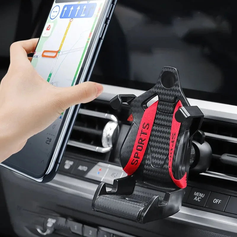 2025 Racing Seat Car Phone Holder | Suction Cup Smartphone Mount MyPetiteCar.com