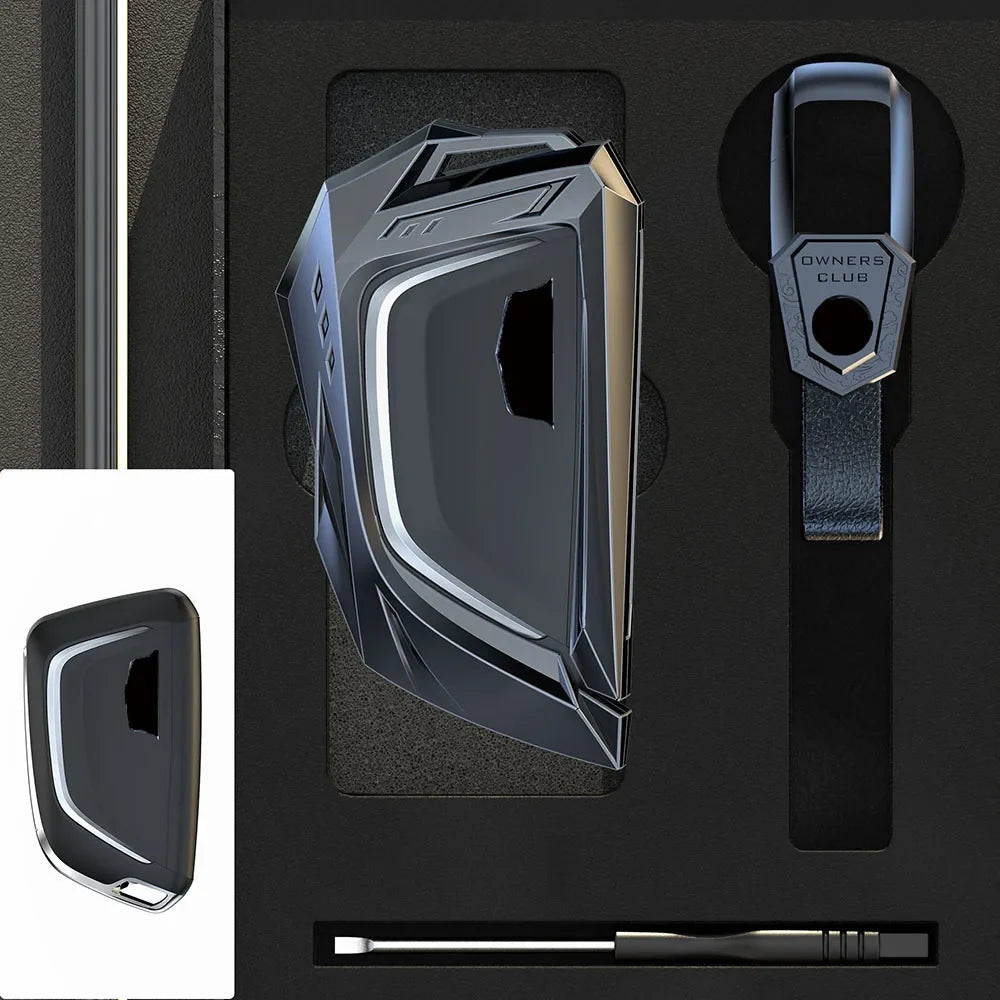 Car Key Shell Case Cover for Cadillac ATS CT6 CTS DTS XT5 Escalade ESV SRX STS XTS ELR 2014 - 2018 Remote Key Holder Keychain MyPetiteCar.com