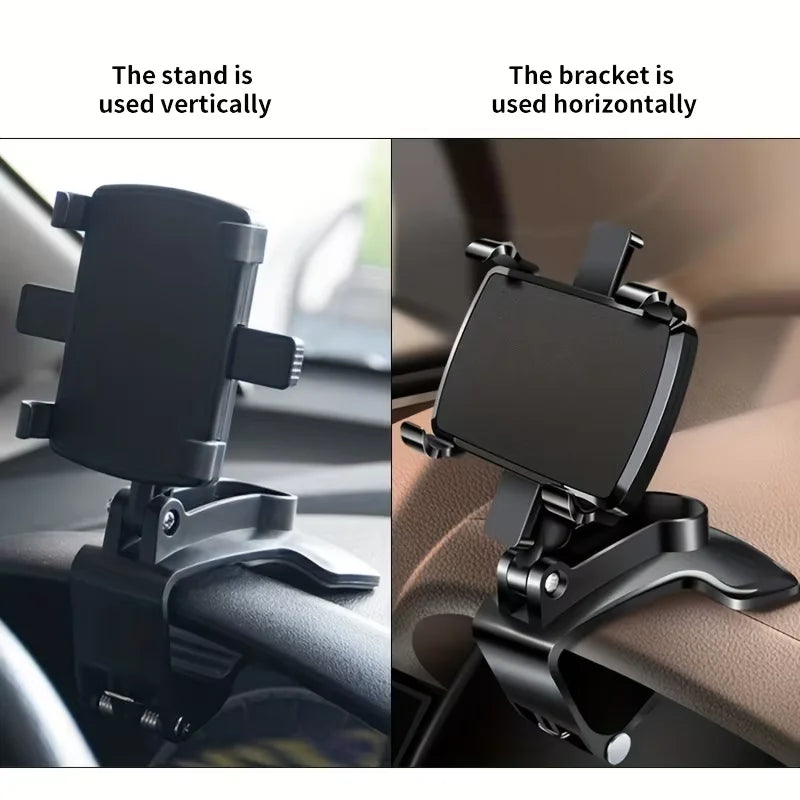 Universal Rotating Car Phone Mount Holder | 360° Adjustable Dashboard Bracket for 4-7" Smartphones MyPetiteCar.com