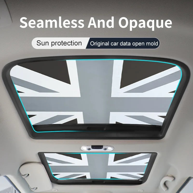 Mini Cooper Sunroof Sunshade Cover | UV Protection Heat Shield Foldable