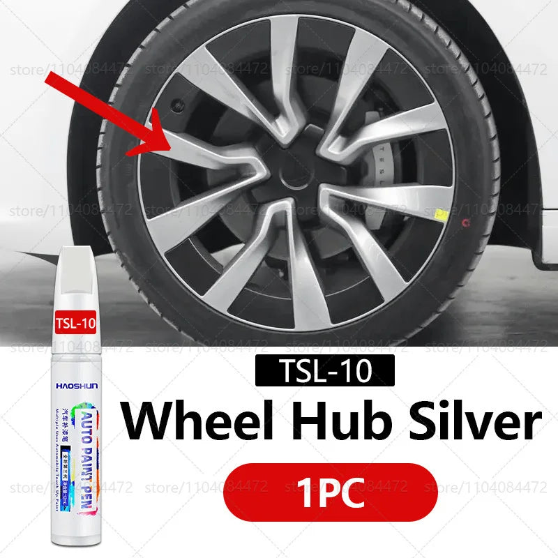 Tesla Wheel Scratch Repair Pen | Matte Black Dark Gun Gray Silver Multiple Colors Paint Pen MyPetiteCar.com