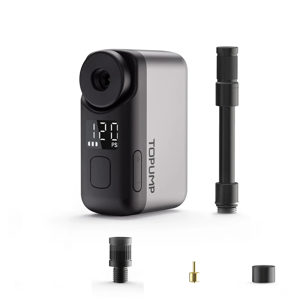 TOPUMP TB2 PRO Mini Portable Electric Pump | Cordless Bike Tire Inflator 120PSI MyPetiteCar.com